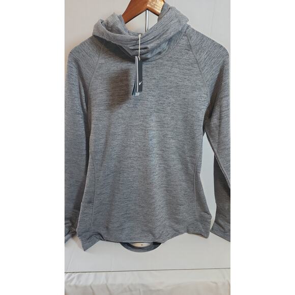 Nike Tops - Nike Dri Fit Hooded Golf Pullover Gray Soft Athletic Women's Large